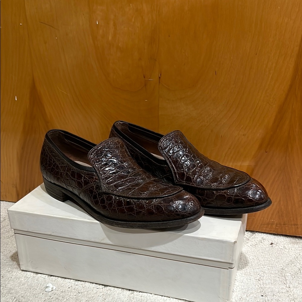 Sandro Moscoloni Brown Leather Loafers